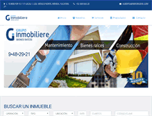 Tablet Screenshot of inmobiliere.com